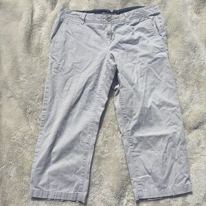 Eddie Bauer Low-Rise Cotton Pants – Size 10 |Straight Leg | Slightly Curvy Fit